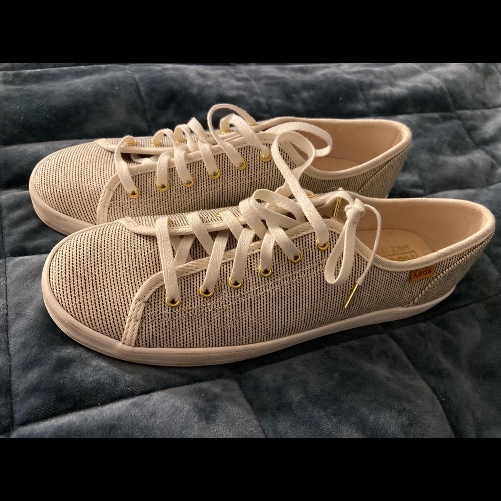 KEDS KICKSTART CANVAS SNEAKERS - DREAM FOAM ORTHOLITE - Size 7.5 - Worn Once!